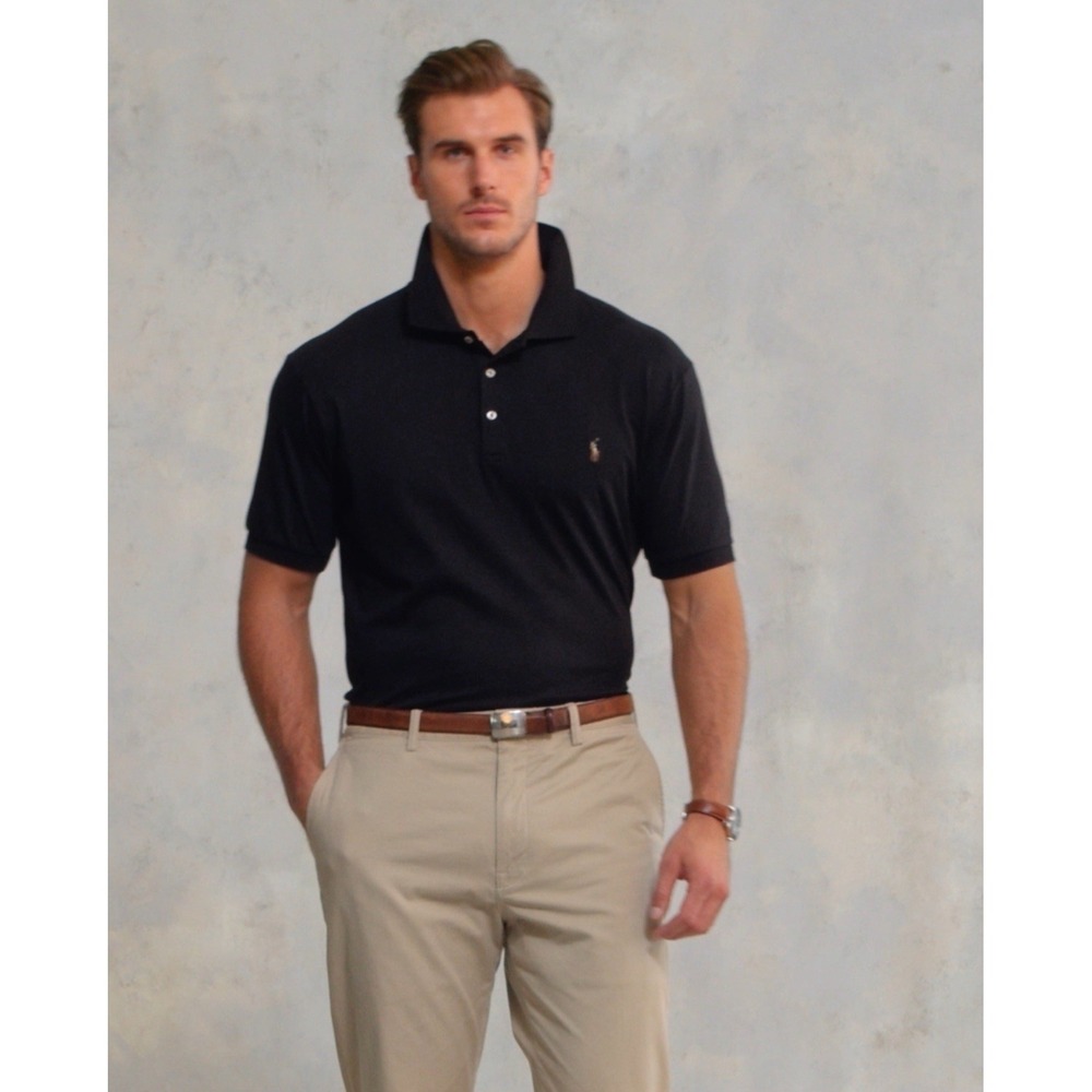 Polo Ralph Lauren Pima Soft Touch Navy 3XB BIG XXXL Short Sleeve